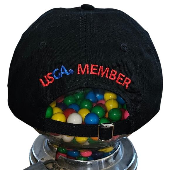 2014 US Open Championships Hat Cap Pinehurst No. 2 StrapBack USGA MEMBER Black - Picture 8 of 8